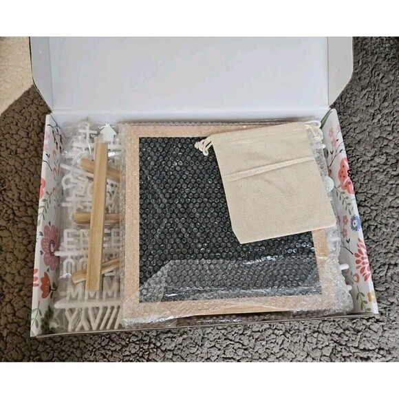 NIB AIMIUR Felt Letter Board Sign Set w/ Easel, Letters, Numbers, Canvas - Picture 2 of 3